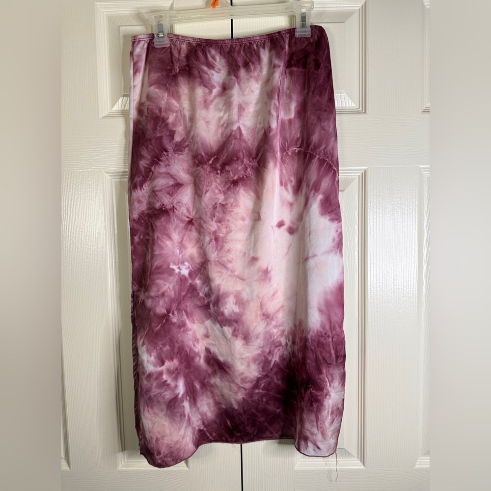 Timing Pink Tie-Dye Skirt